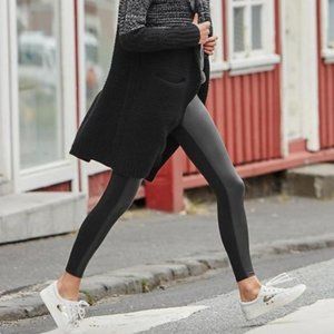 Athleta High Rise Gleam Faux Leather Legging SZ XS